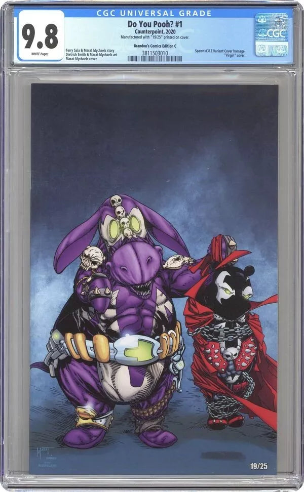 Do You Pooh? #1MQ - Spawn #313 Variant Cover Homage