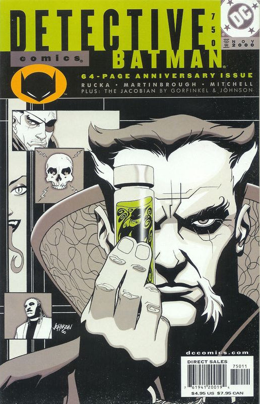 Detective Comics, Vol. 1 #750 A - Dave Johnson Regular - Jeff Johnson, Steve Mitchell, Dan Panosian AUTO