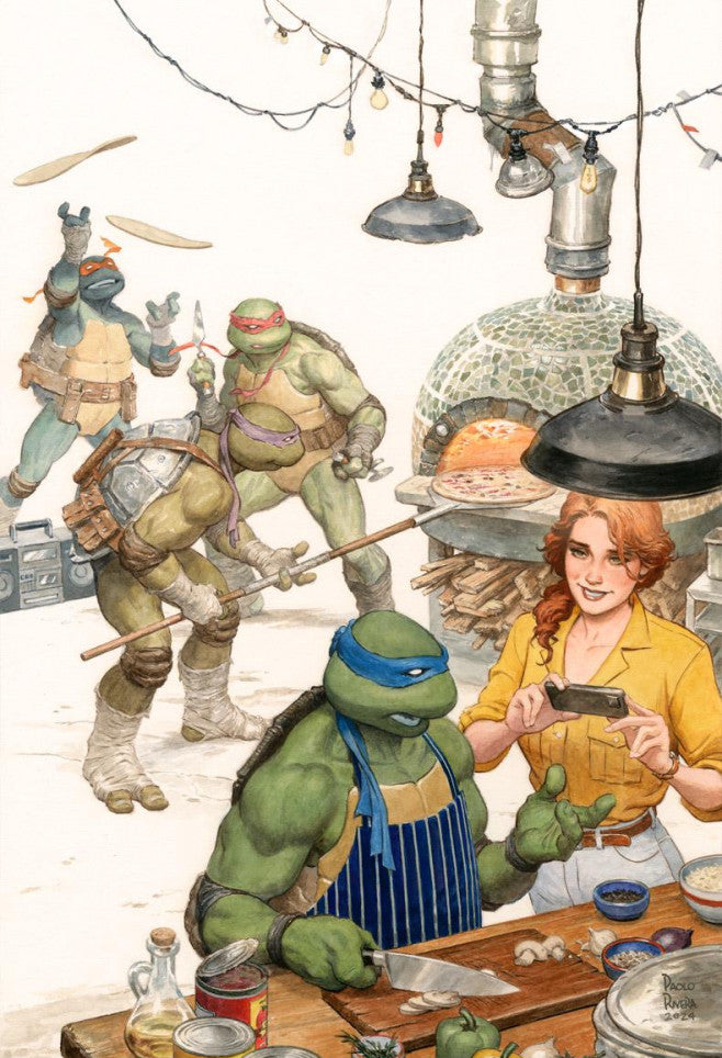 Teenage Mutant Ninja Turtles, Vol. 6 #4 J - Paolo Rivera Exclusive Foil Variant