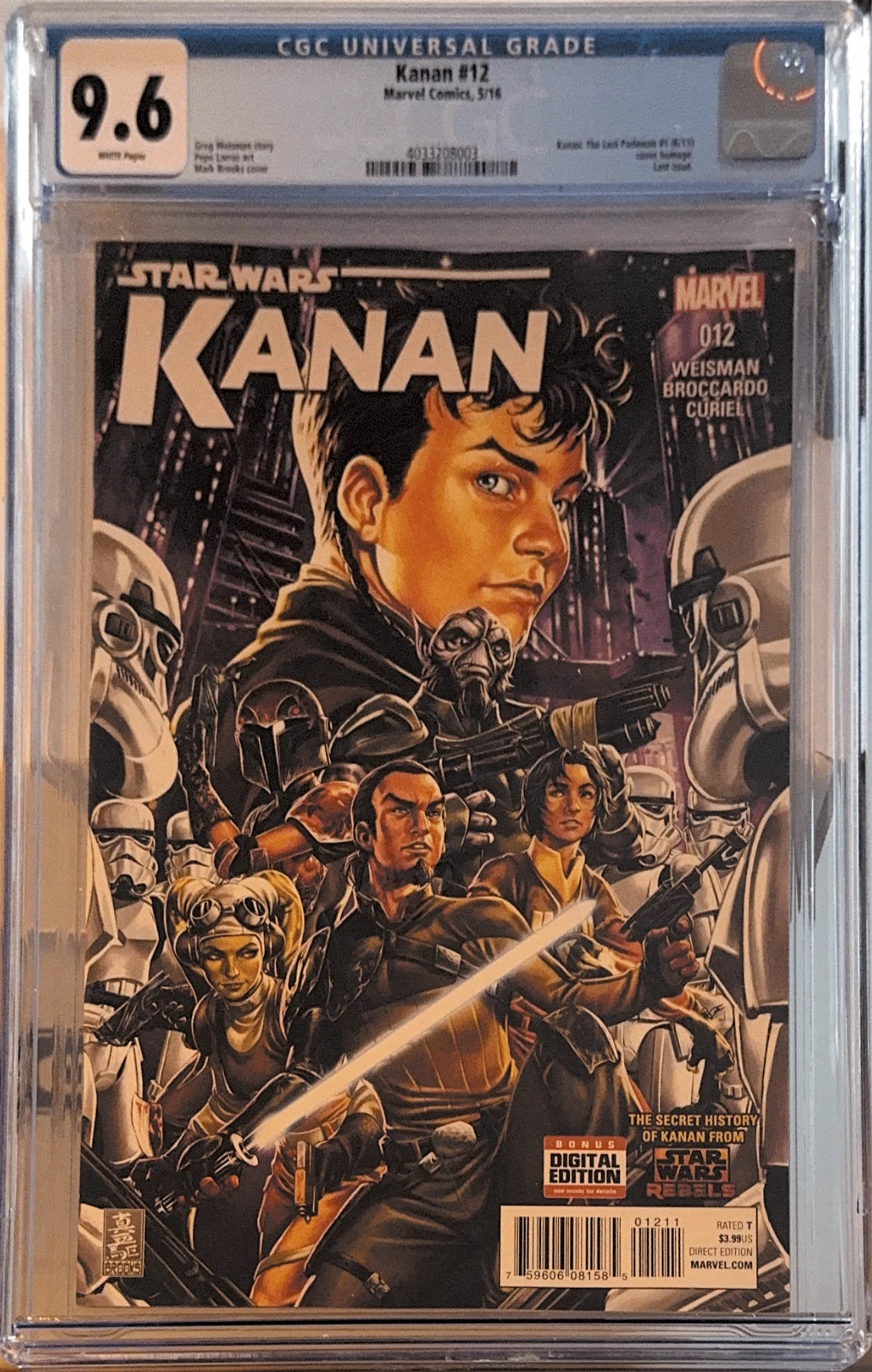 Star Wars: Kanan: The Last Padawan #12 - Mark Brooks Regular