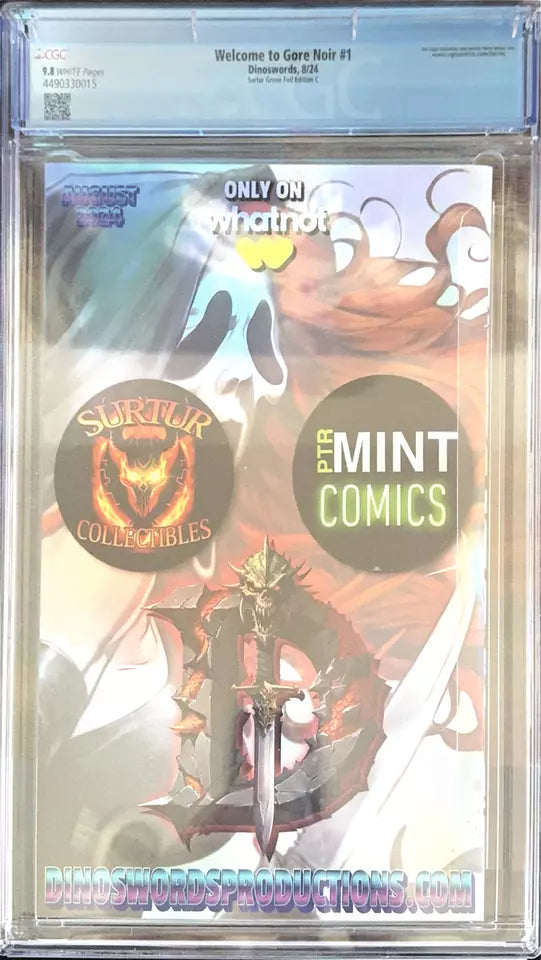 Welcome to Gore Noir #1 - Virgin Cover - Surtur Green Foil Edition C