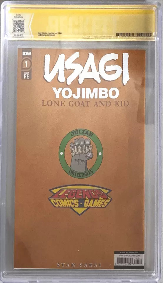Usagi Yojimbo: Lone Goat & Kid #1 H - Jason Fabok Exclusive Variant