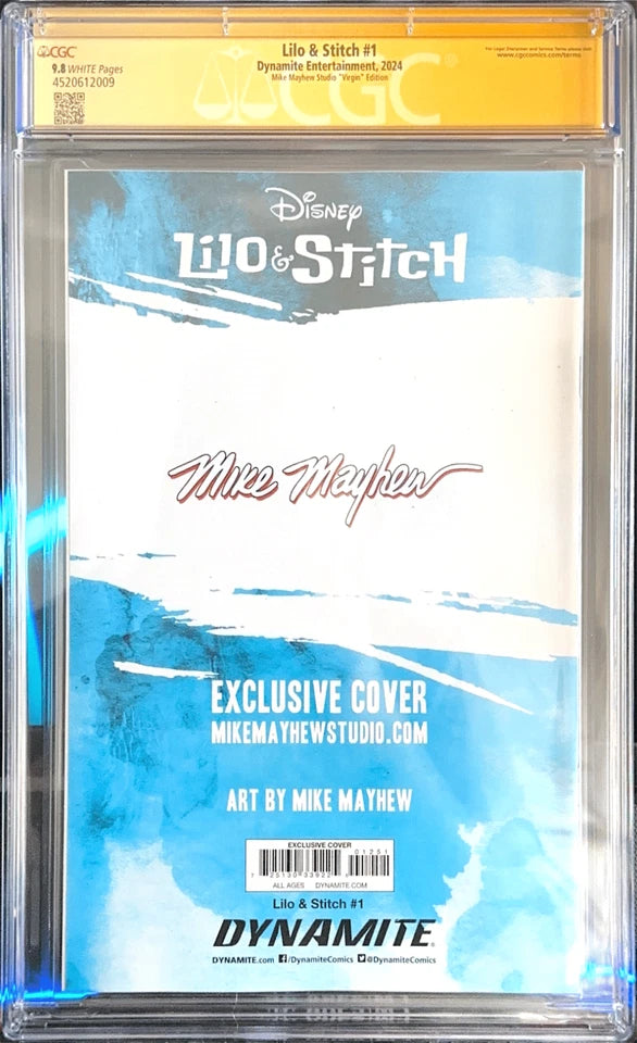 Lilo & Stitch #1AI - Mike Mayhew Exclusive Variant (Ltd. 1000)