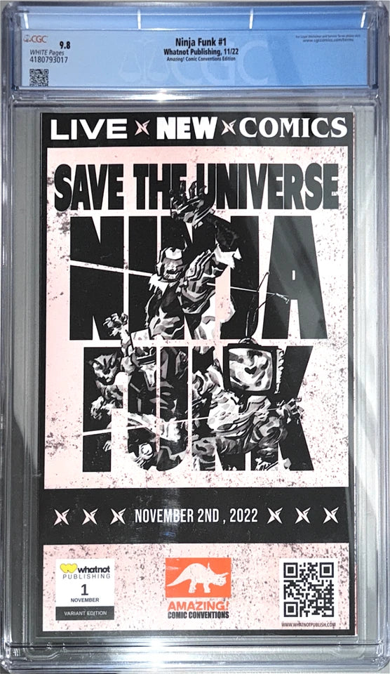 Ninja Funk #1AU - BB Bella Bae Rookie Card Variant
