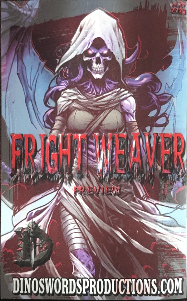 Fright Weaver Preview #1 - Demon Sacrifice METAL Variant 1/1 Auto w/ CoA