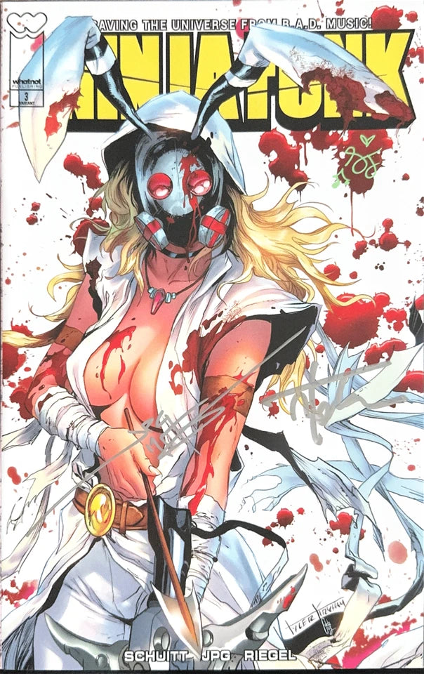 Ninja Funk #3 I - Whatnot Tyler Kirkham B.B. Bella Bae Battle Damaged Trade Variant