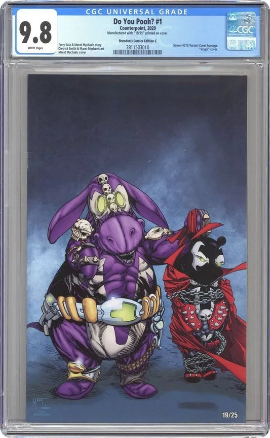 Do You Pooh? #1MS - Spawn #313 Variant Cover homage “Virgin” cover.