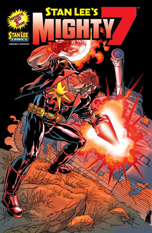 Stan Lee's Mighty 7 #1 B - Alex Saviuk Variant Cover