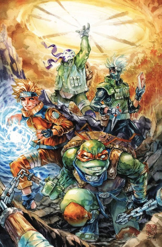 Teenage Mutant Ninja Turtles X Naruto #1 U - Tony Moy Exclusive Virgin Variant