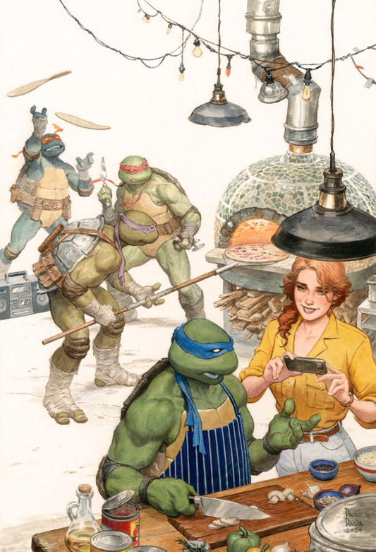 Teenage Mutant Ninja Turtles, Vol. 6 #4 J - Paolo Rivera Exclusive Foil Variant