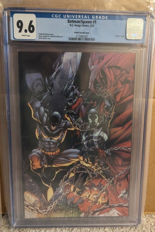 Batman / Spawn #1 K - Incentive Brett Booth Variant Cover