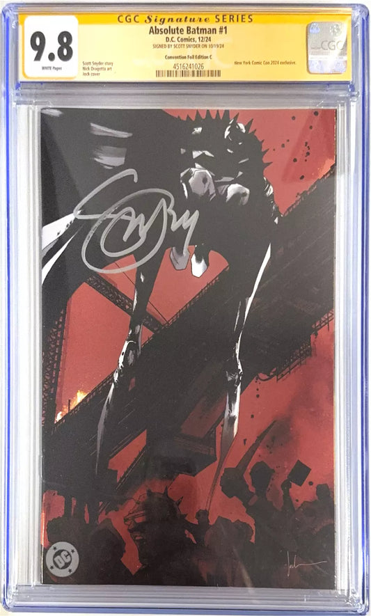 Absolute Batman #1 V - Jock Exclusive Variant