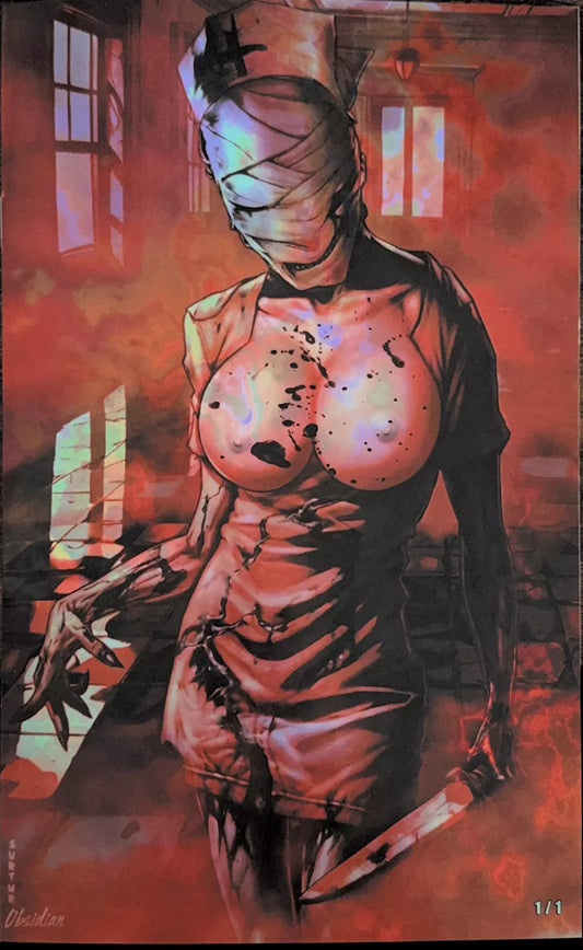 Obsidian & Surtur Cover Compilations #2 - "Night Nurse" Bandage Face Magna Foil 1/1