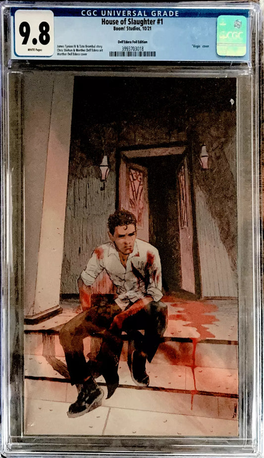 House of Slaughter #1 E - Werther Dell'Edera Incentive Virgin Foil Variant (1:25)