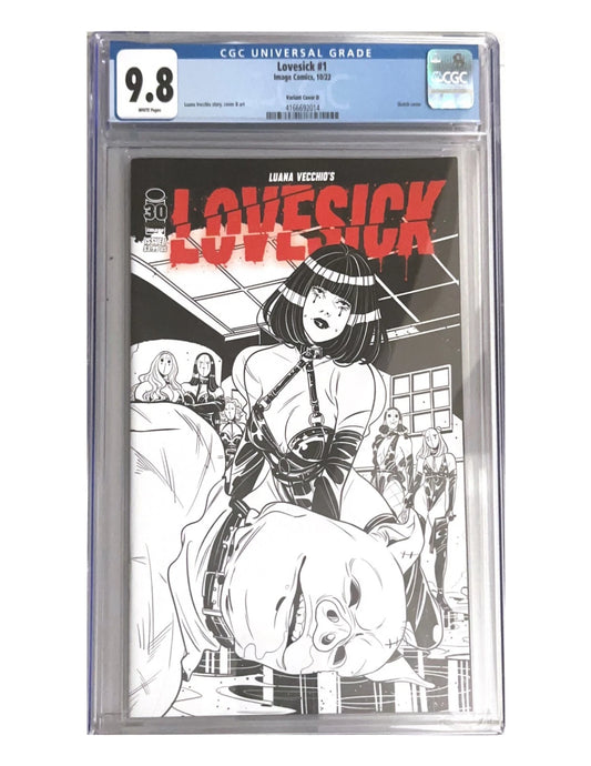 Lovesick #1 D - Luana Vecchio B&W Variant