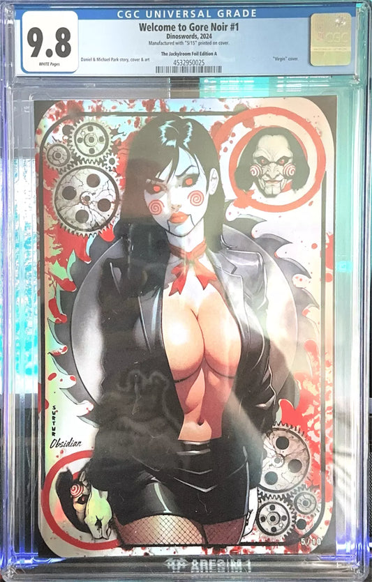 Welcome to Gore Noir #1 - Virgin Cover - The Jackyl Room Foil Edition A