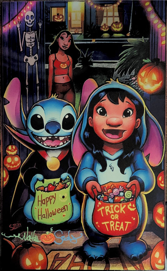 Lilo & Stitch #5 - Nathan Szerdy Halloween METAL Virgin Variant