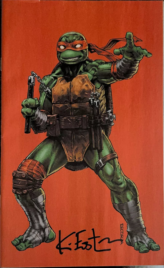 Teenage Mutant Ninja Turtles, Vol. 6 #1EH - Esau Escorza & Isaac Escorza SDCC Exclusive Michelangelo Virgin Variant