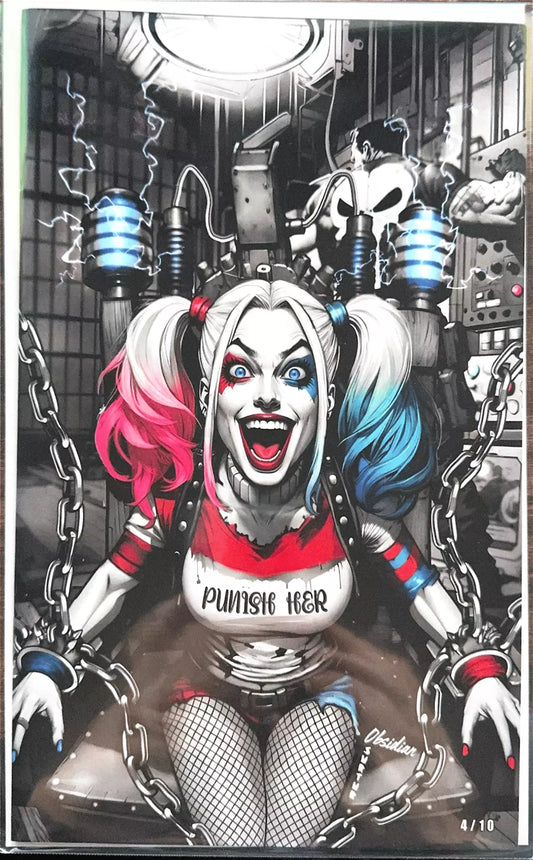 Welcome To Gore Noir: Harley Quinn 'Punish Her' Battle Damaged Variant 4/10