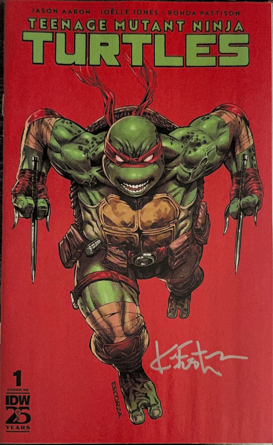 Teenage Mutant Ninja Turtles, Vol. 6 #1EJ - Esau Escorza & Isaac Escorza SDCC Exclusive Raphael Variant