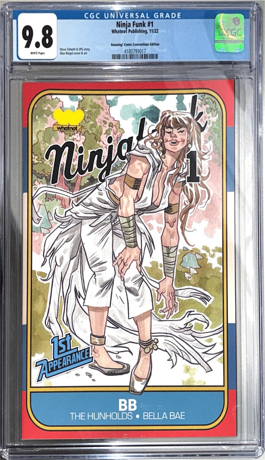 Ninja Funk #1AU - BB Bella Bae Rookie Card Variant