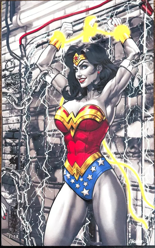 Welcome To Gore Noir Cover Compilations #2: Wonder Woman 'Punish Her' Color Splash AP 7/10