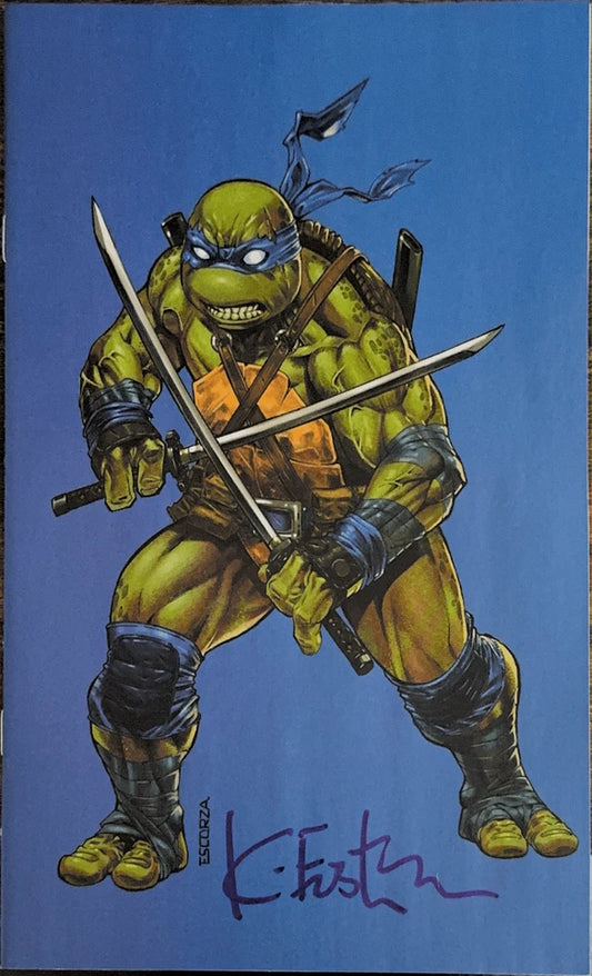 Teenage Mutant Ninja Turtles, Vol. 6 #1EB - Esau Escorza & Isaac Escorza SDCC Exclusive Leonardo Virgin Variant