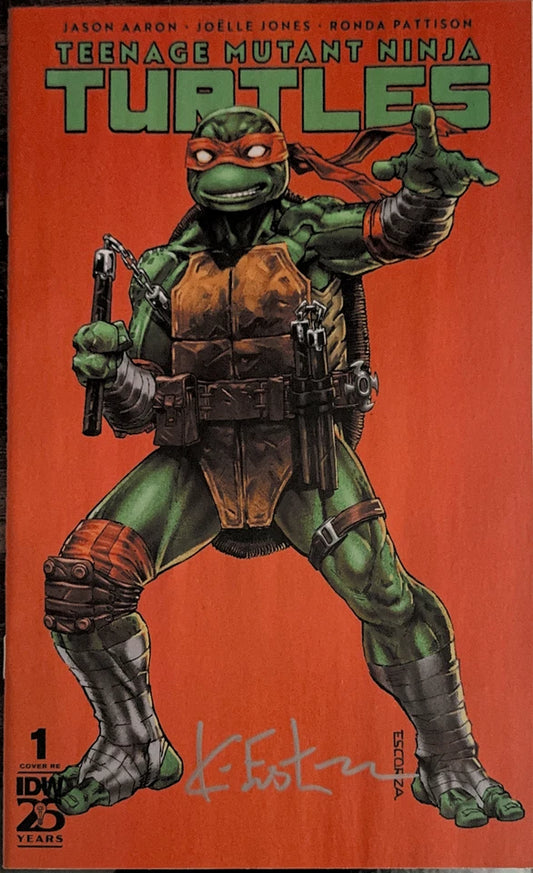 Teenage Mutant Ninja Turtles, Vol. 6 #1EG - Esau Escorza & Isaac Escorza SDCC Exclusive Michelangelo Variant