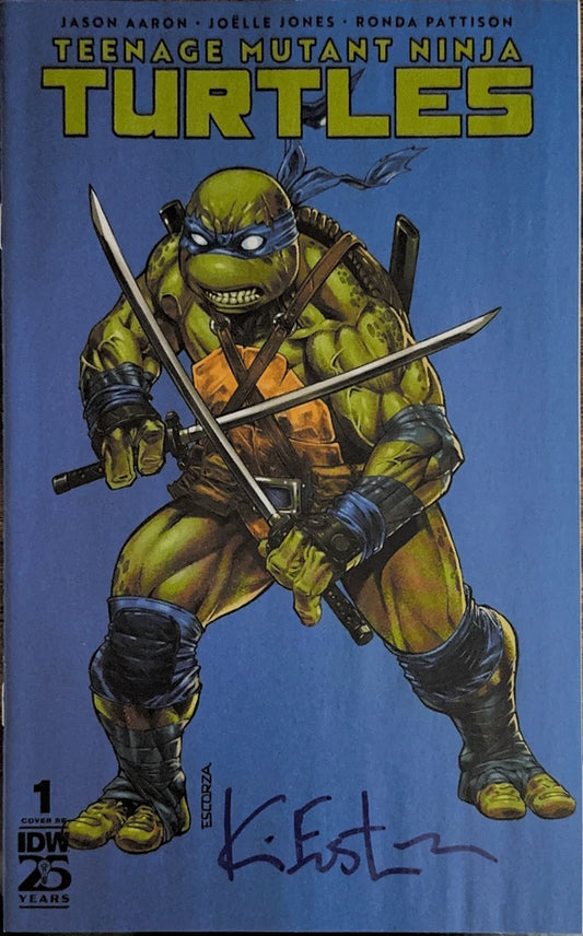 Teenage Mutant Ninja Turtles, Vol. 6 #1EA - Esau Escorza & Isaac Escorza SDCC Exclusive Leonardo Variant