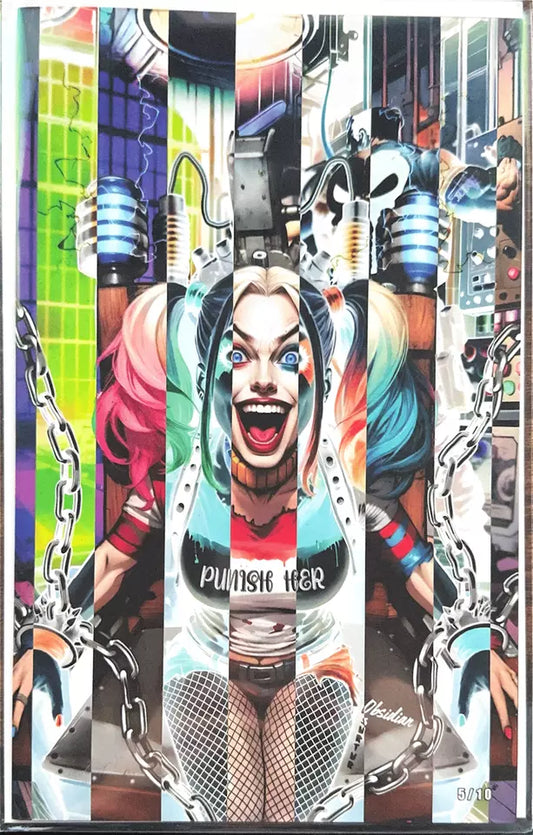 Welcome To Gore Noir: Harley Quinn 'Punish Her' Blackout Variant 5/10